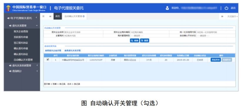 電子代理報關(guān)委托