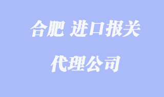 合肥報關(guān)公司