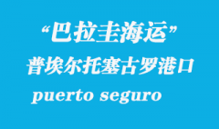 巴拉圭海運(yùn)：普埃爾托塞古羅（puerto seguro）港口