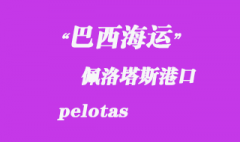 巴西海運(yùn)：佩洛塔斯（pelotas）港口