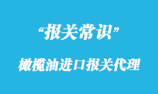 橄欖油進口報關(guān)代理